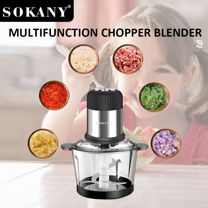 Foreign trade SOKANY7025A meat grinder, Electric mincing and vegetable mincing 2L meat grinder WONDER CHOPPER Item Picture