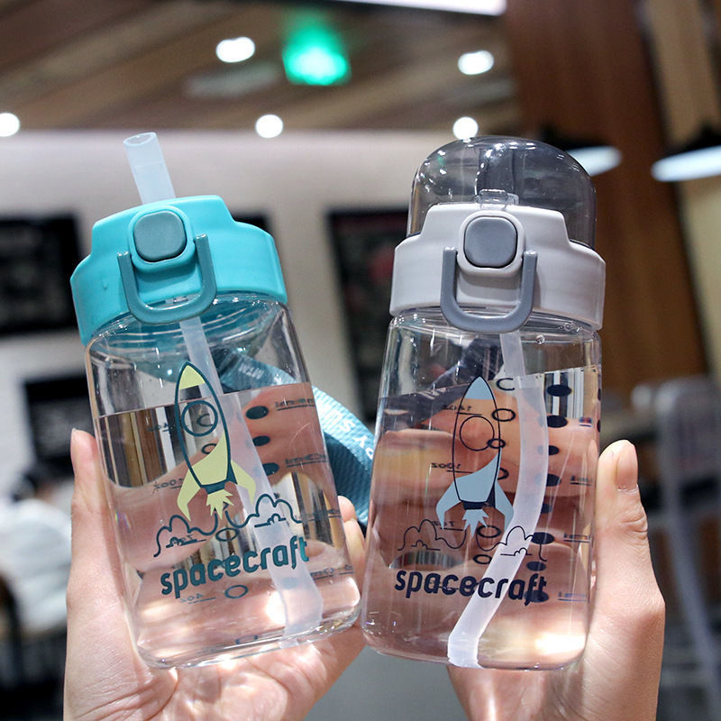 航空杯/塑料大瓶水杯/夏季水杯/吸管杯/挤压产品图