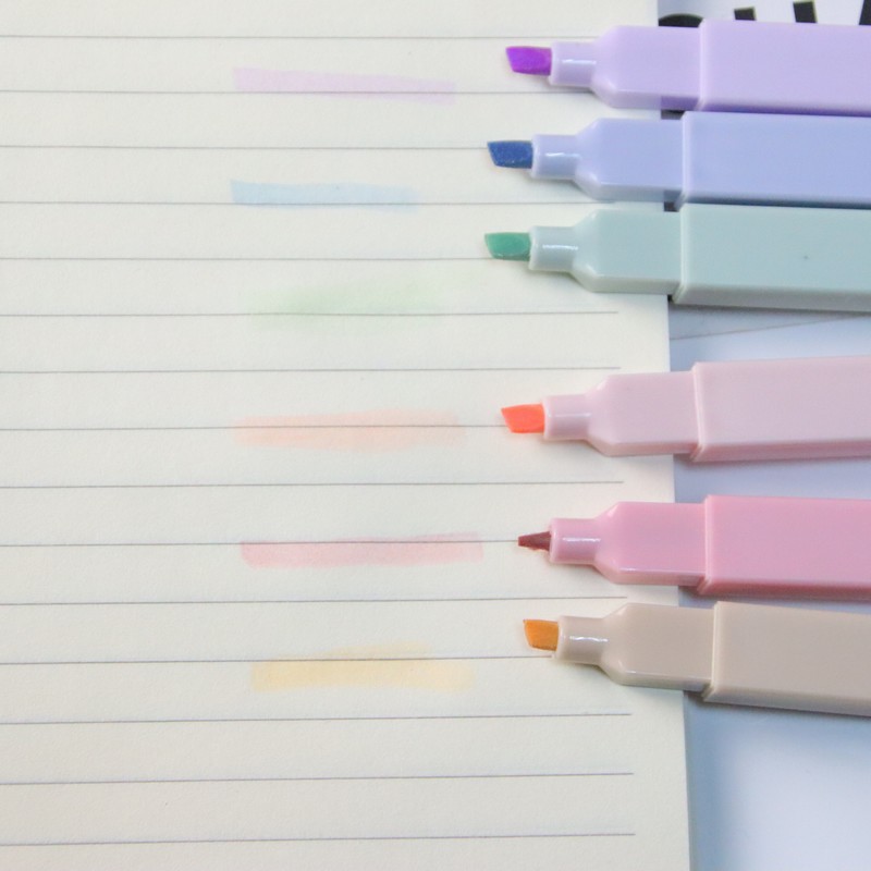 12-color notebook pen, creative stationery, student key point marking pen Application Scenario