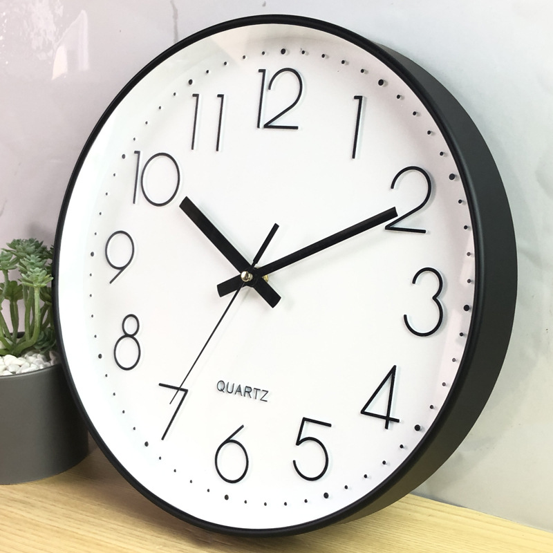 30Cm Clock Living Room Simple Wall Clock Fashion Nordic Wall Watch Quartz Clock Wholesale Clock Wall Hanging Home Clock Application Scenario