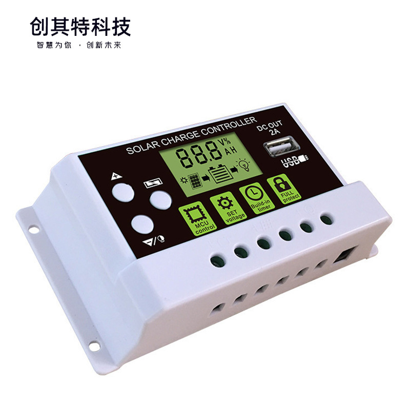 Manufacturers Wholesale 10A12v24v Intelligent Lithium Battery Charging Controller Led Solar Controller Hot Model Application Scenario