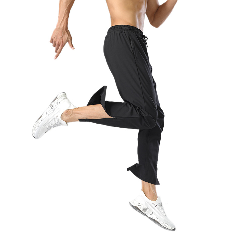 Men's summer basketball and running training pants wholesale loose, breathable, fashionable, quick-drying casual pants details Picture