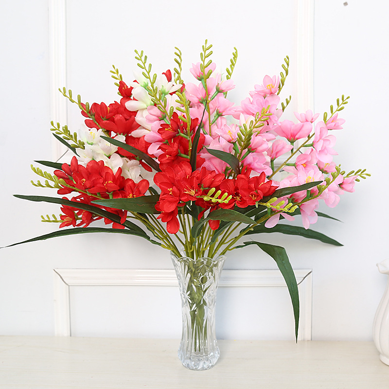 Simulated Floral Shirley Fake Flower Wedding Home Decoration Photography Props Potted Flower Bouquet Flower Factory Wholesale
