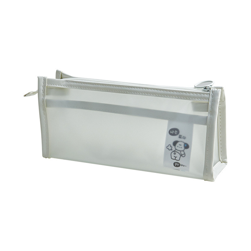 笔袋/硅胶笔袋/彩铅袋/奥特曼迷你人偶/文具袋白底实物图