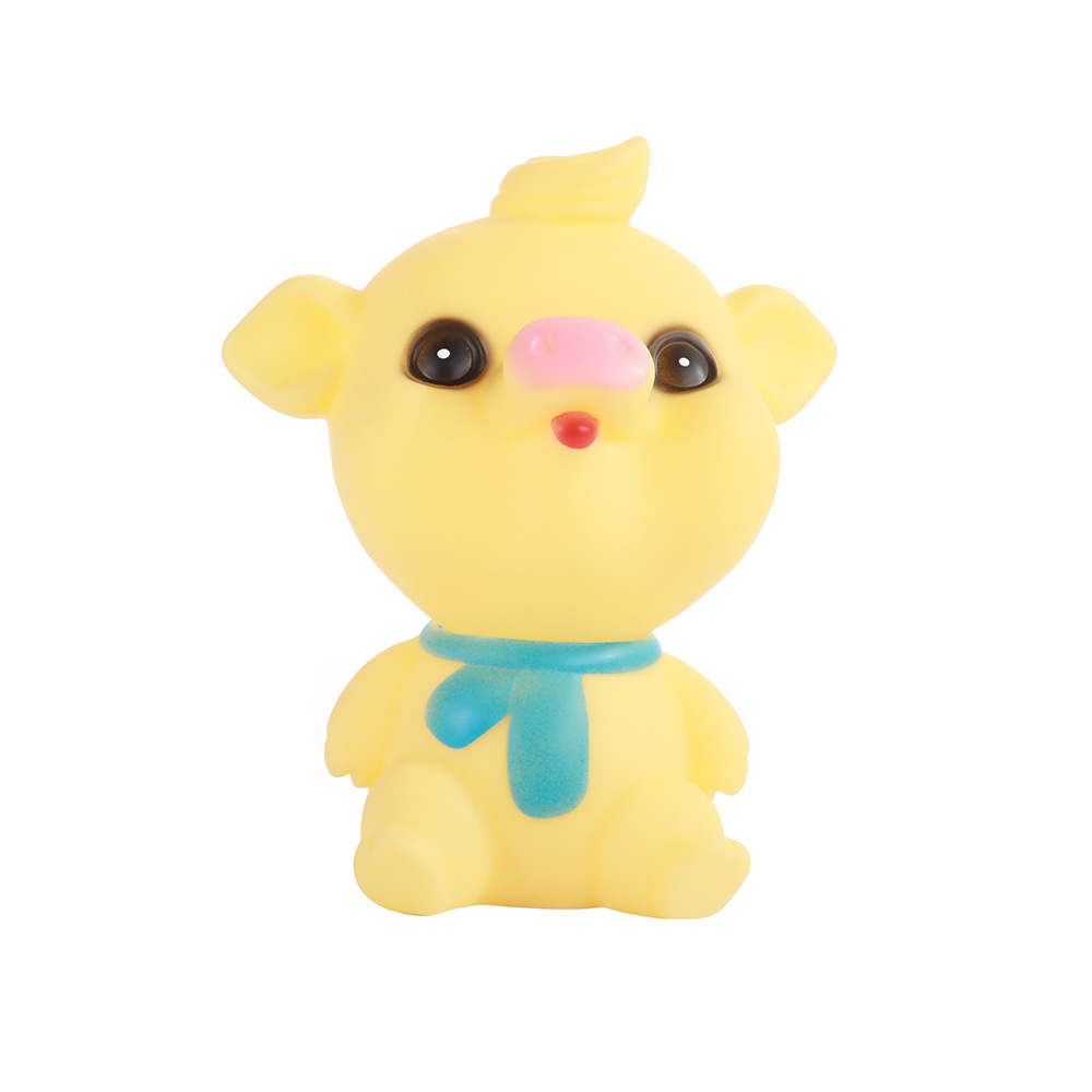 Creative and cute little chubby pig night lights, children's bedroom bedside illuminated ornaments, popular night market selling toys at street stalls Item Picture