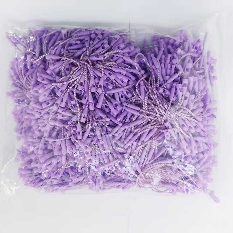 Wholesale of high-end bullet-shaped tag ropes, clothing tag ropes, general hanging grain tag lines and decorations, 1000 pieces details Picture