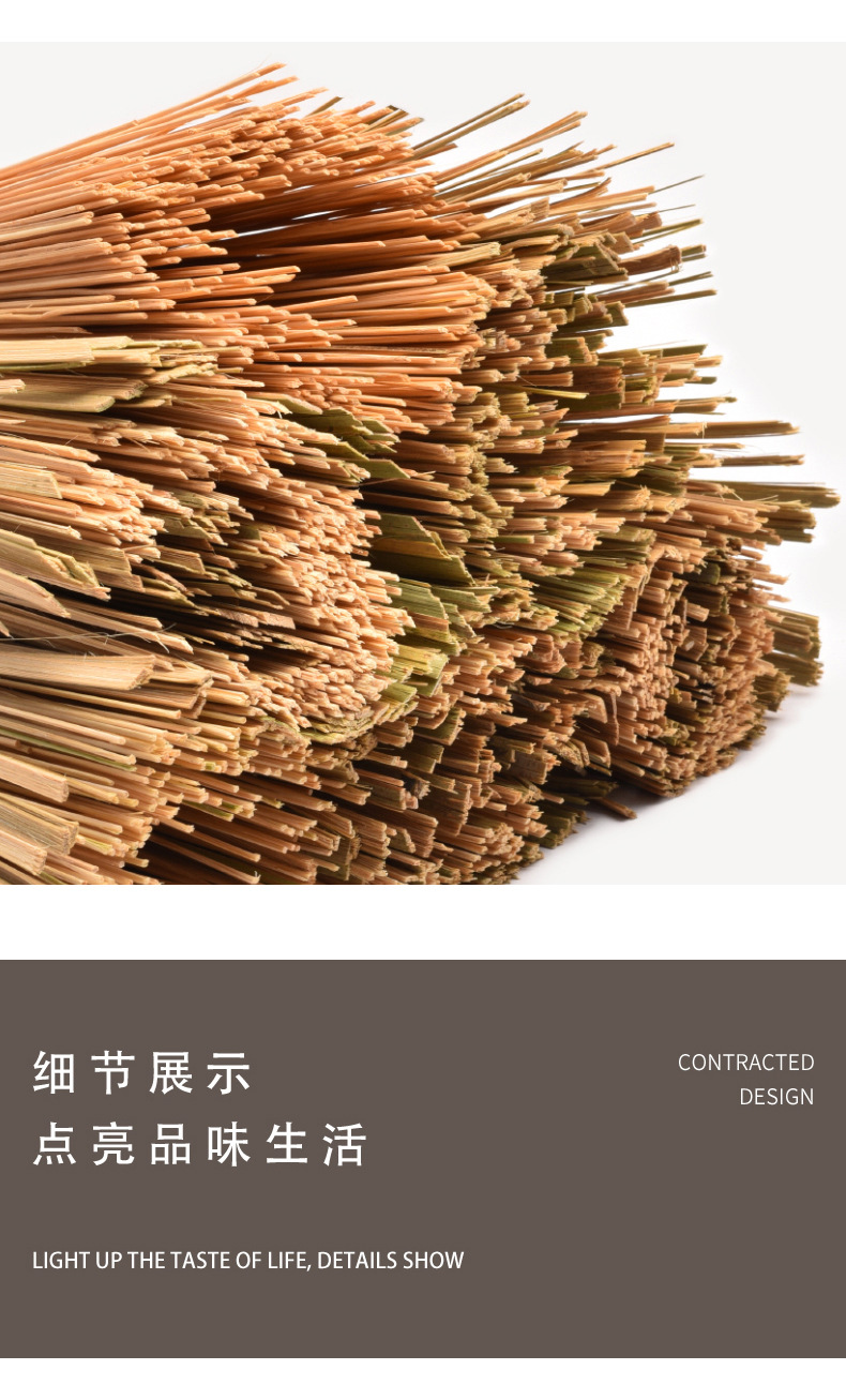 木柄清洁刷商用老式炊帚长柄刷厨房洗锅洗锅刷酒店饭店斜口竹锅刷详情11