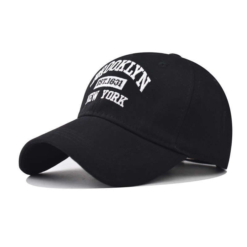 Cross-border cotton new Brooklyn embroidered baseball cap men's and women's personalized outdoor three-dimensional embroidered cap thumbnail