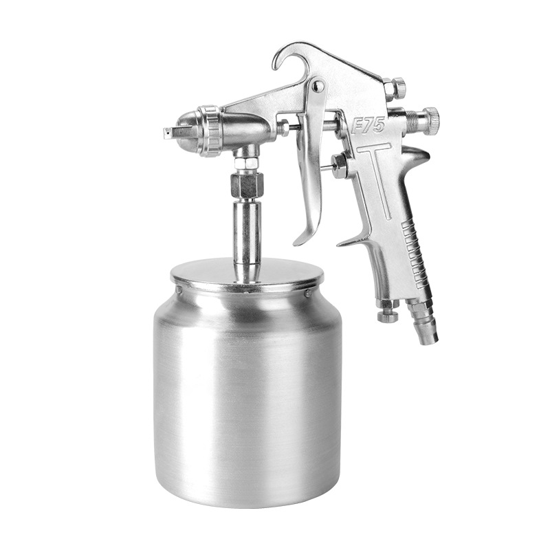 手办/气动喷枪/气动喷枪8010/一次性调漆杯汽车喷漆/喷枪白底实物图