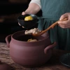 Tao Bao Wang dry-fired at 800 degrees without cracking, an old-fashioned ceramic clay pot, a soup pot made of tiles, and a selenium-glazed clay pot Application Scenario