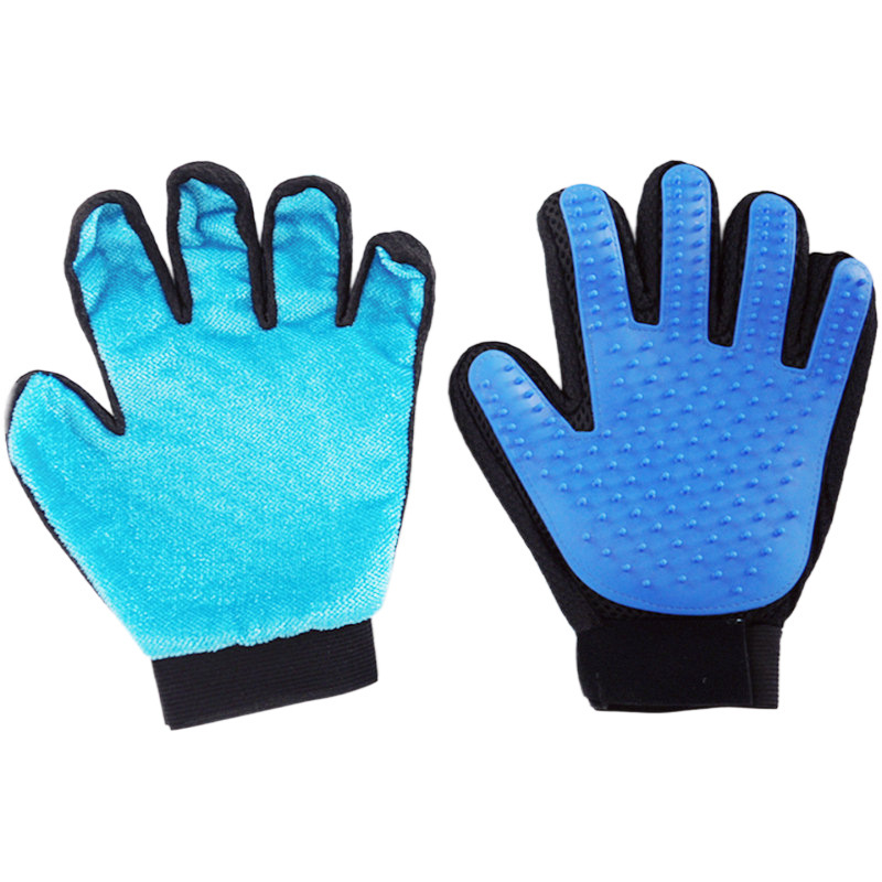 Depilation cat petting gloves, pet bathing lice removal grooming gloves, pet cleaning and massage gloves Specification image