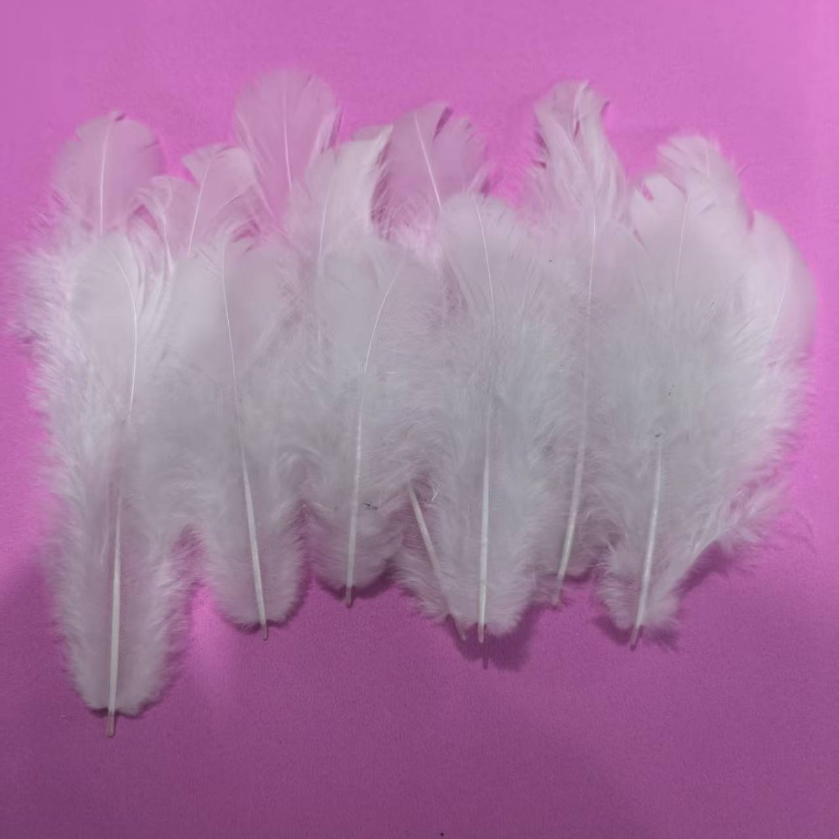 厂家批发羽毛鸡毛婆毛6-10厘米手工diy优质辅料婚庆家居服饰配件