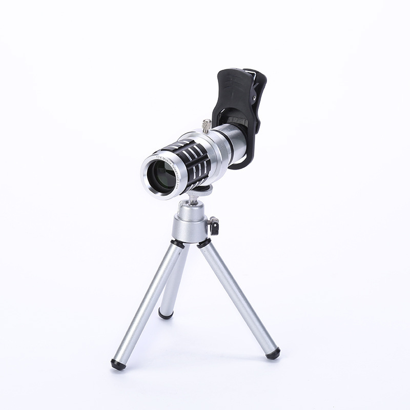 12X25 Cat clip outdoor single-tube mobile phone accessory telescope Travel portable multi-functional high-power telescope in stock Application Scenario