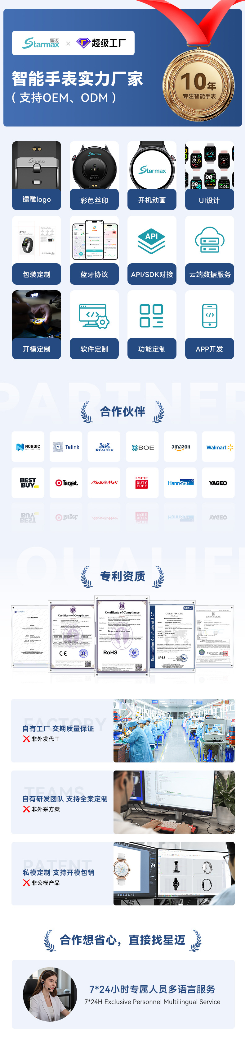 2024 Cross-border GTS7pro Smartwatch Heart Rate and Blood Oxygen Monitoring Sports Watch Full skin Color Detection bracelet pic 1