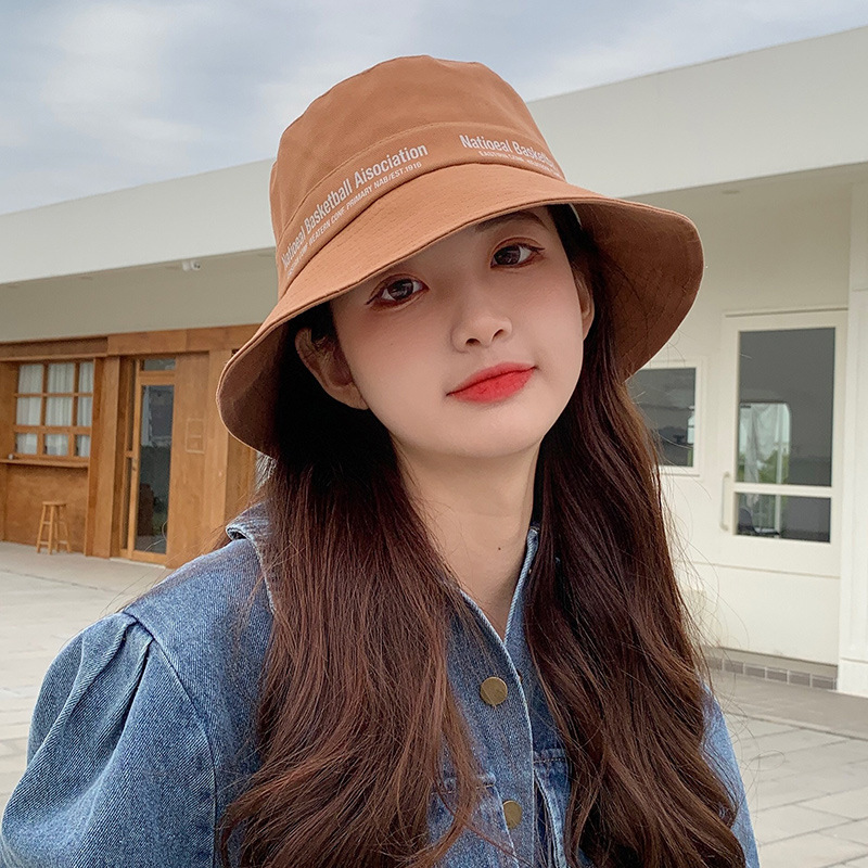 Hat Female Summer Korean Version Of Tide Fisherman Hat Female Spring And Autumn Round Face Show Face Small Foreign Fashion Sunshade Sunscreen Hat Wholesale details Picture