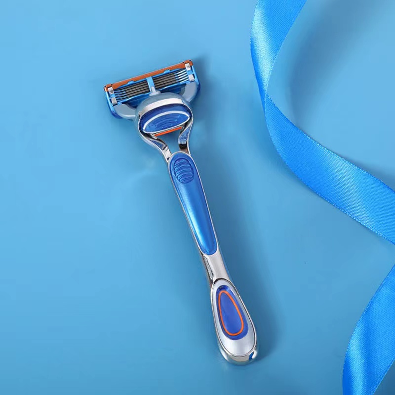 跨境代发通用五层手动剃须刀5层男士刮胡刀锋利刀片剃头刮胡刀详情图3