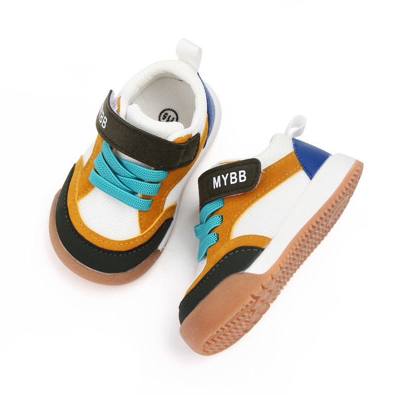 Rubber soft-soled anti-slip and wear-resistant walking shoes for 1-2 years old babies in spring, girls' casual white shoes MY2001 Specification image