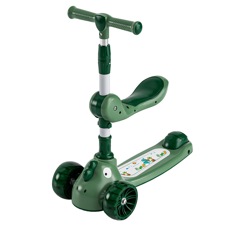 Children's scooters: 1-3 years old babies' three-in-one children's yo-yo, 3-6 boys' and girls' 6-12 single-leg scooters Item Picture