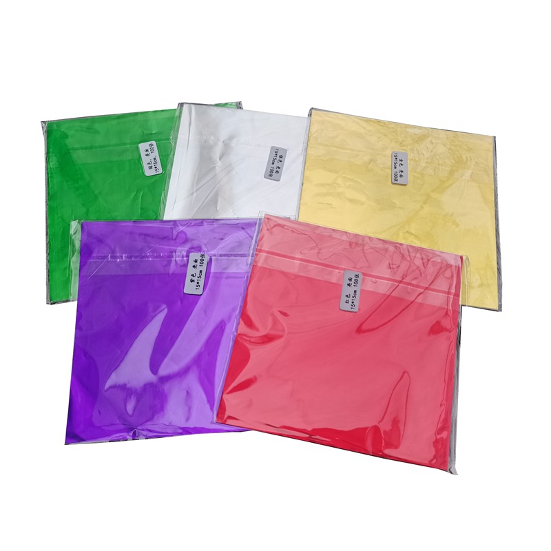 Glutinous Rice Egg Packaging Foil, Red Egg Paper, Orange Tea Wrapping Paper, Color Chocolate Aluminum Foil 100 Pieces Item Picture