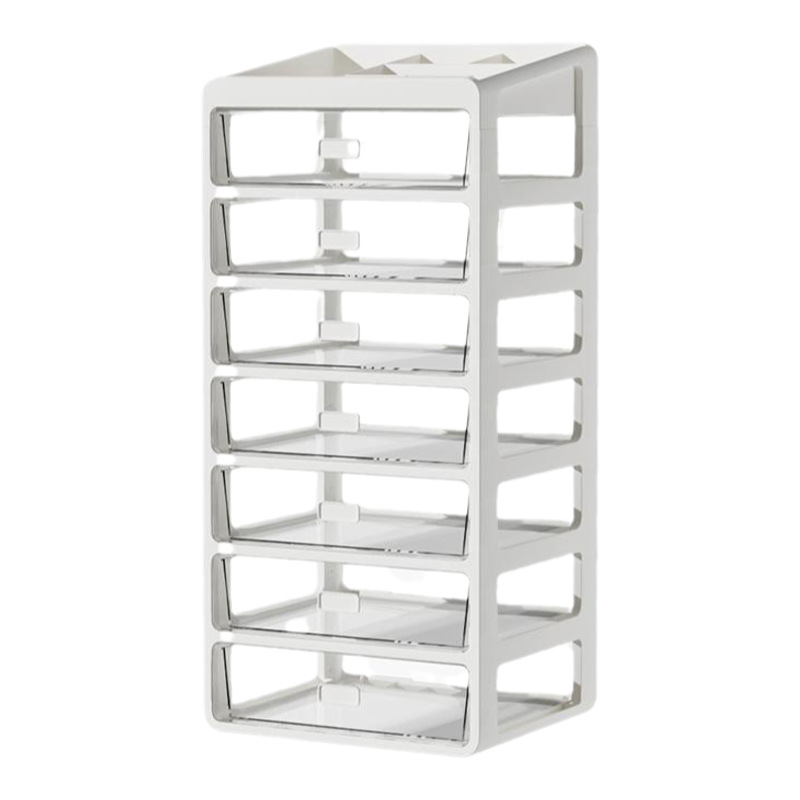 Office desktop storage boxes, drawer-type storage cabinets, stationery and snack trolleys under the desk, cosmetic storage shelves Item Picture