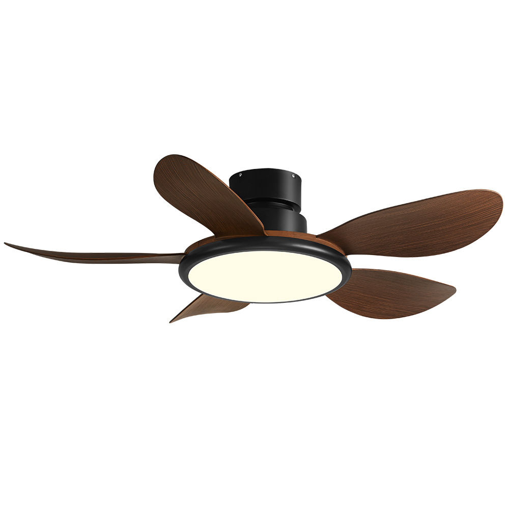 Living room fan chandelier, Nordic ceiling fan lamp, high wind force household inverter fan lamp, bedroom dining room ceiling fan lamp Item Picture