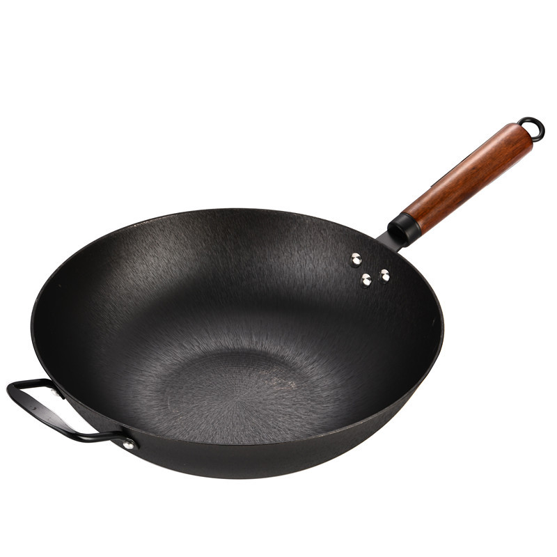 Good Partner Manufacturer wholesales old-fashioned cast iron woks, physical non-stick cooking woks, uncoated woks, cast iron woks, and old iron woks Good Partner Manufacturer wholesales old-fashioned cast iron woks, physical non-stick cooking woks, uncoated woks, cast iron woks, and old iron woks