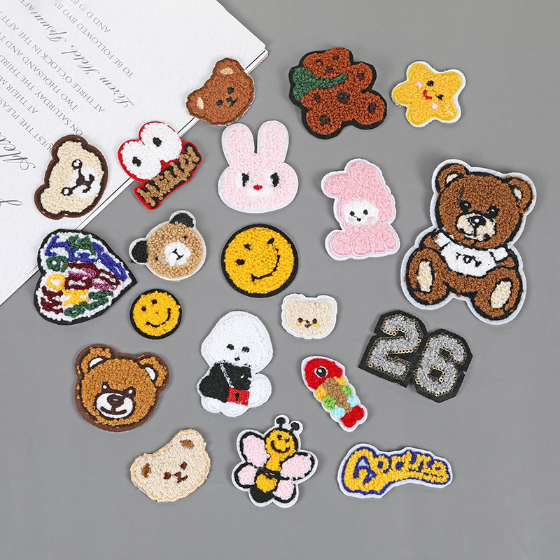 Manufacturers New Lovely Exquisite Towel Embroidery Creative Fashion Clothing Bags Shoes Hat Scarf Accessories Cloth Paste More Styles details Picture