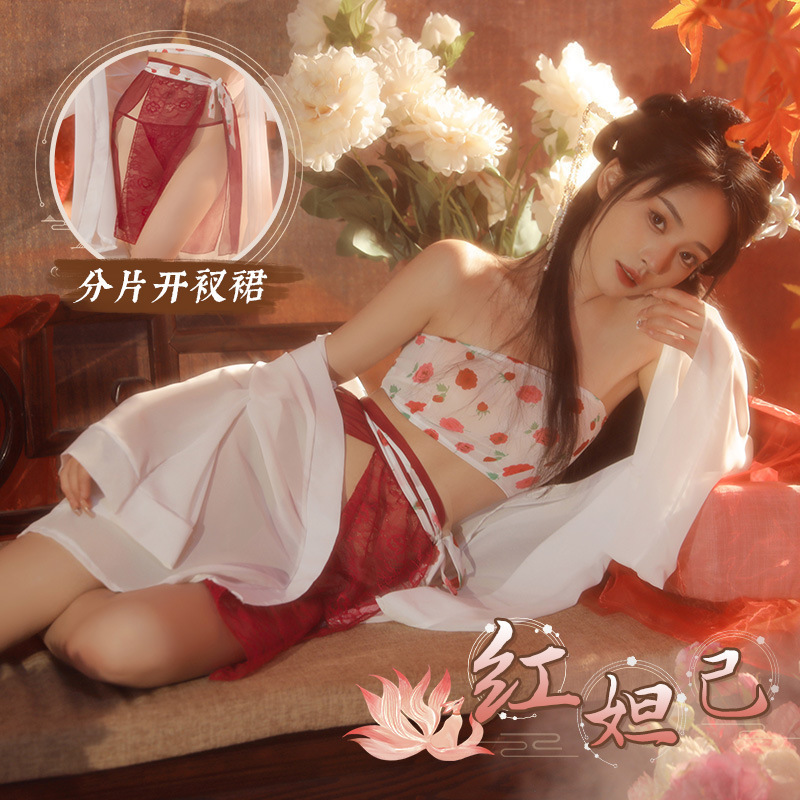 Sexy underwear classical Hanfu women feel bellyband antique temptation suit uniform national tide wind studio full figure