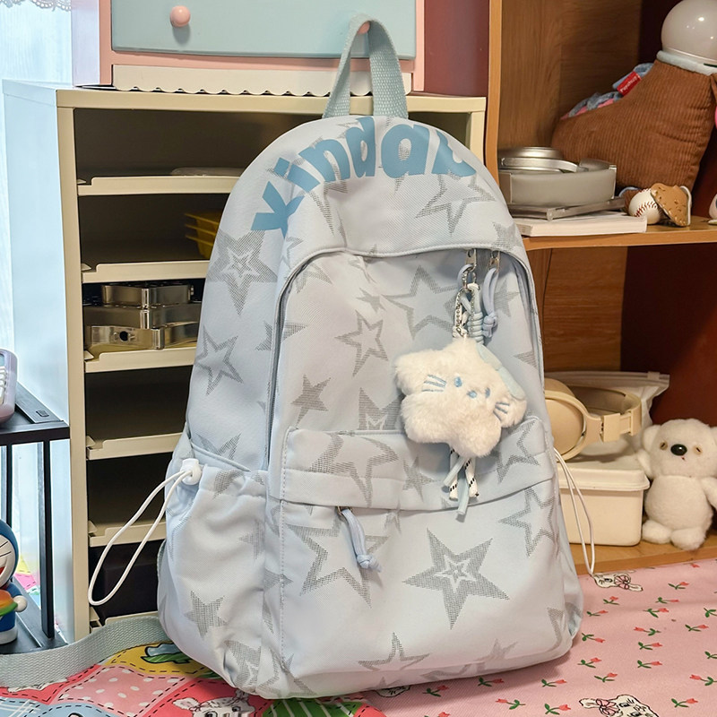 日系新款学生双肩包休闲旅行百搭背包大容量轻便初中高中书包女详情22