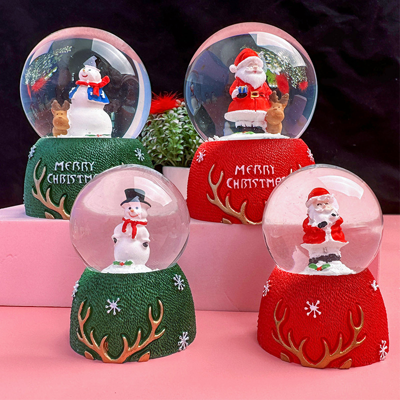 A Variety Of Santa Claus Luminous Crystal Ball Manufacturers Wholesale Snow Ball Christmas Gifts Christmas Tree Snowman Ornaments (Price Negotiable) Application Scenario