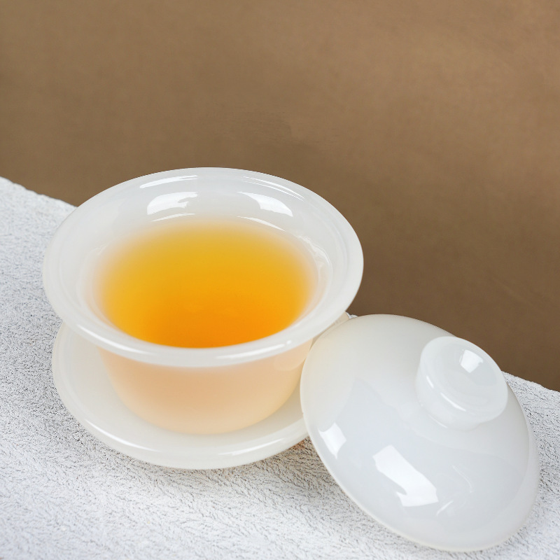 A complete set of Nordic-style glass tea sets for home and office use, with a high aesthetic level of glass tea cups, and a high-end gift and tea tasting box set details Picture