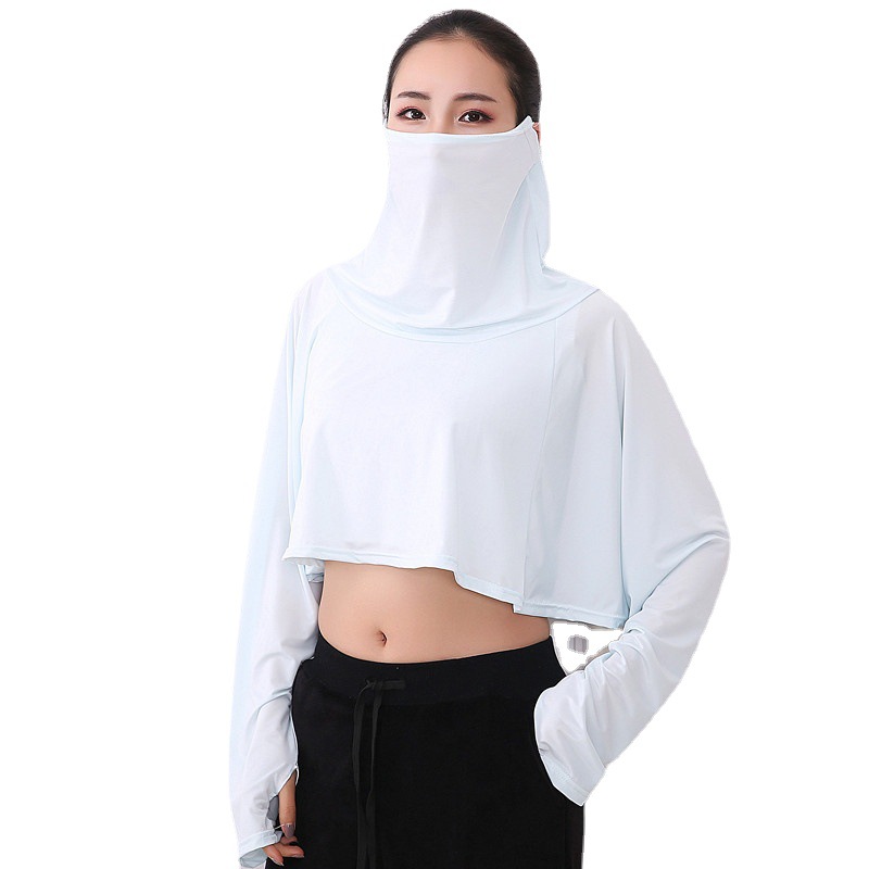 C's best-selling sun protection mask, women's summer UV protection shawl, breathable neck protection, three-in-one sleeve protection, cycling sun visor Item Picture