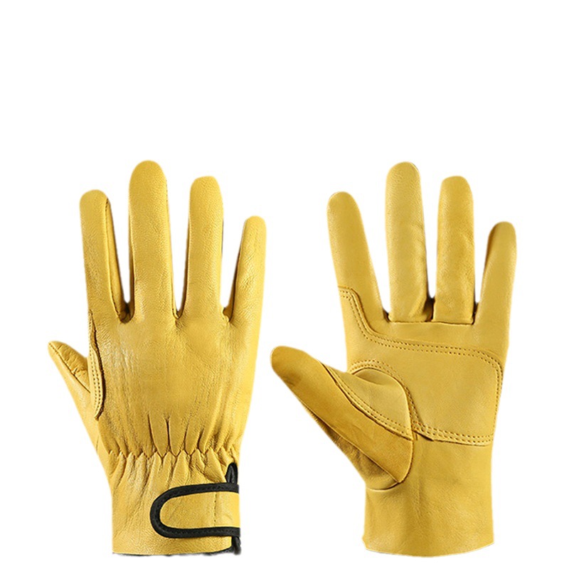 Wholesale labor protection leather gloves Electric welder garden trim tree repair car leather gloves site handling operation leather gloves Item Picture