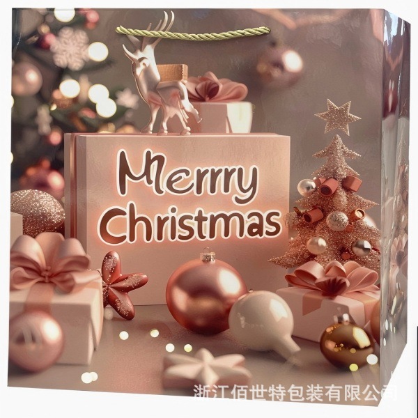 新款圣诞礼品袋，厂家直销，现货供应产品图