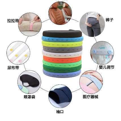 The manufacturer supplies adjustable black and white elastic bands with adjustable hole tightness and black and white buckle holes. In stock details Picture