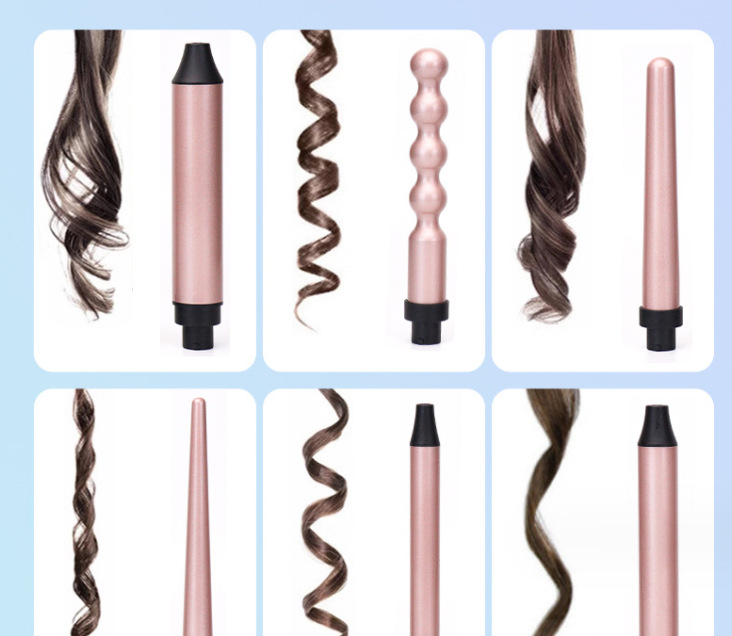 Multifunctional 6-in-1 change tube curling iron