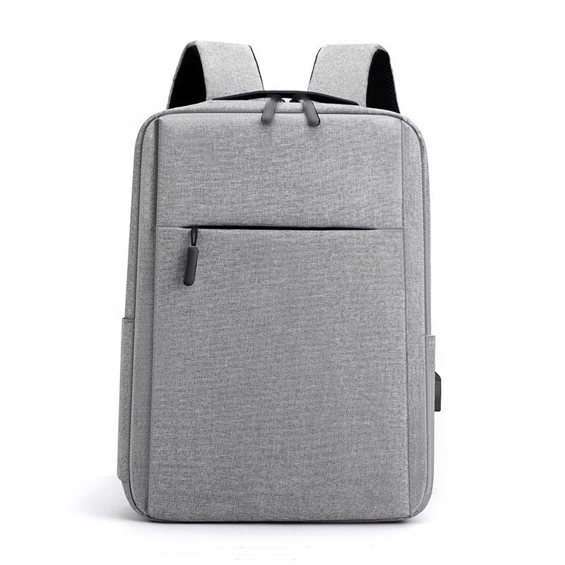 Customized Business Backpack Men's Laptop Bag Simple Commuting Leisure Logo Large Capacity School Bag Item Picture