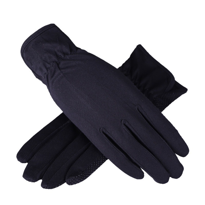 Factory direct sales of new 8201 women's work polyester antibacterial cycling, UV-resistant, anti-slip, breathable and sun-protective gloves Item Picture