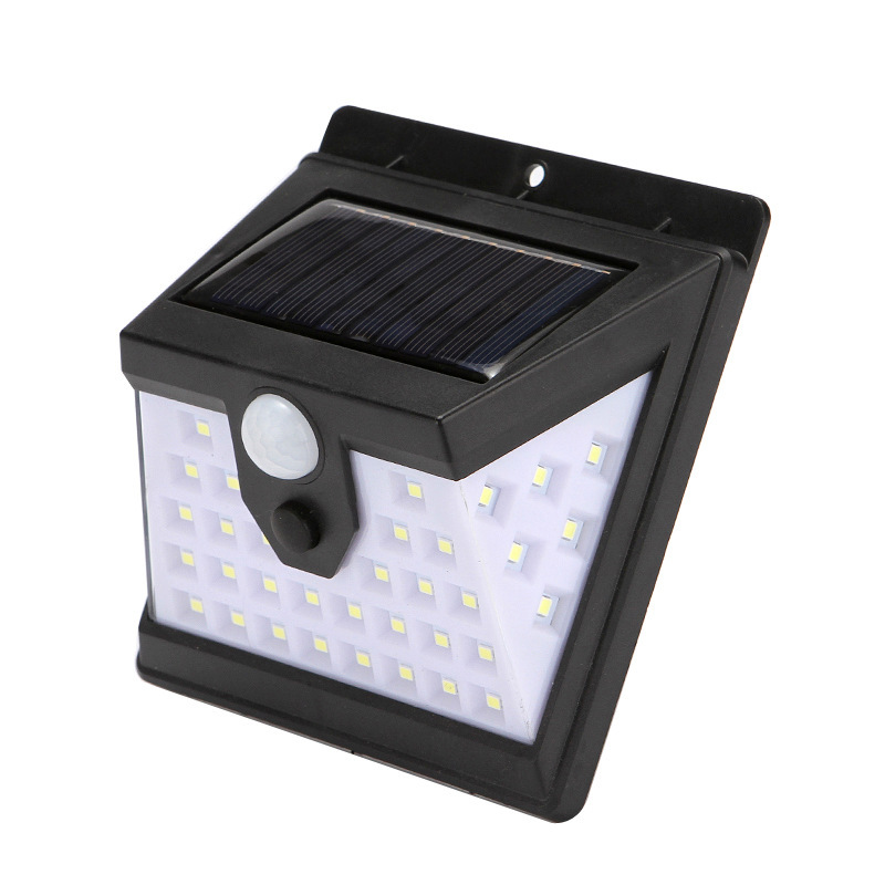 The New 40Led Solar Small Wall Light Intelligent Charging Human Sensing Outdoor Garden Light Household Wall Light Item Picture