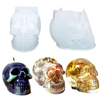 Drop glue mold Skull candle Silicone mold Amazon hot selling candle handmade soap