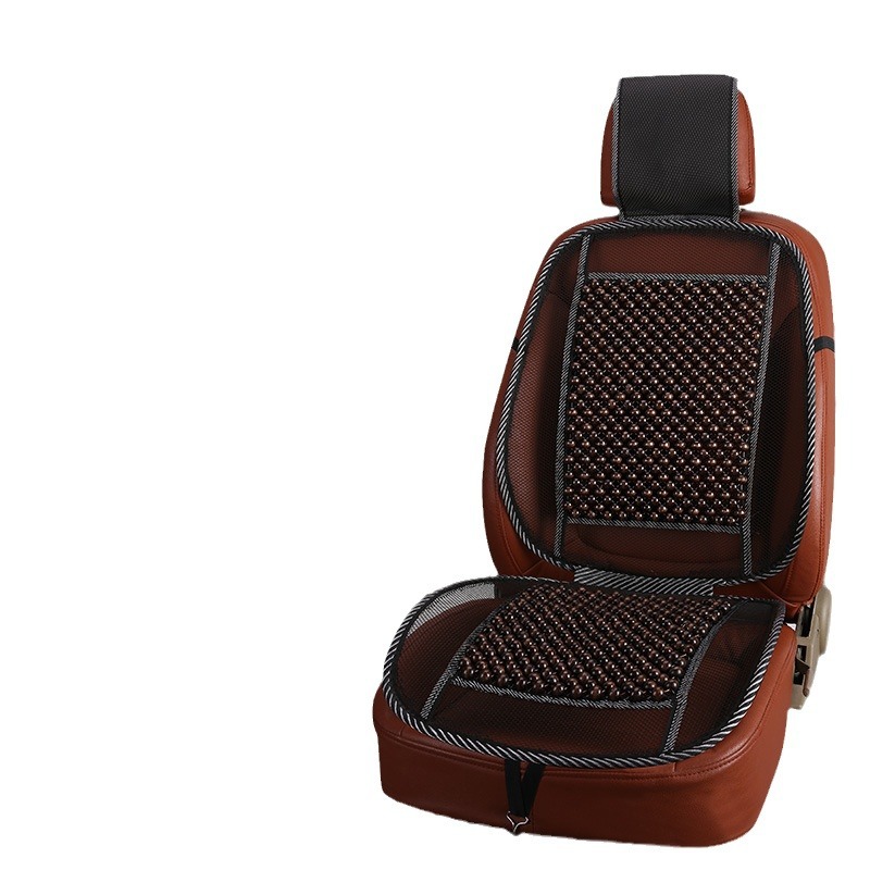 Car Wood Bead Cushion Hand Woven Comfortable Cool Cushion Four Seasons General One-Piece Chair Cushion Auto Supplies Manufacturers Direct Sales Item Picture