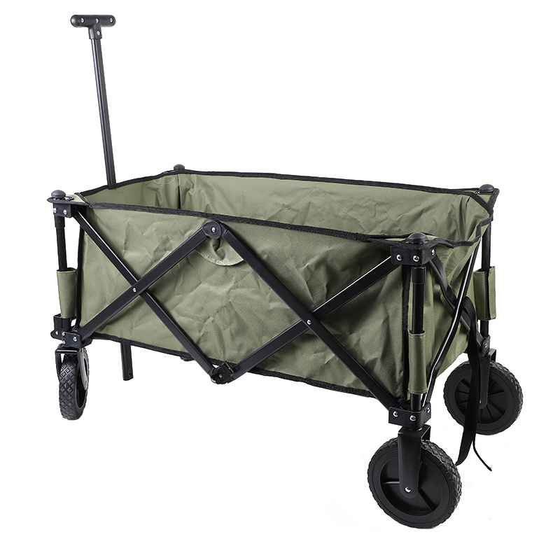 Customized outdoor camping trolley, picnic beach camping equipment, trolley, campsite cart, lightweight and foldable Item Picture