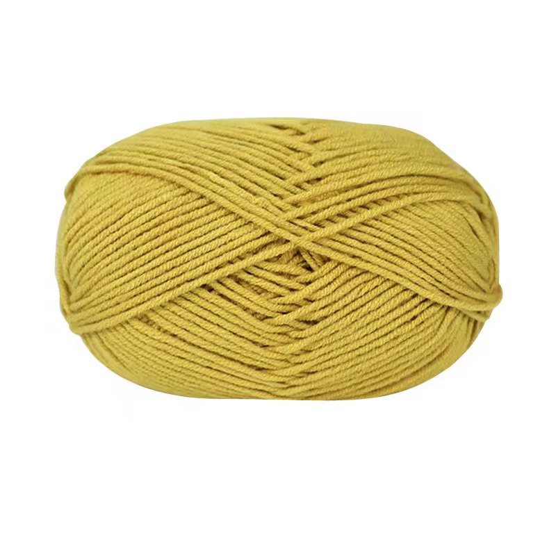 4 Strands Of Milk Cotton Wool 4 Strands Of Aimian Bao Bao Milk Cotton Medium Fine Wool Hand-Made Diy Material Wrapped Wool Wholesale Item Picture