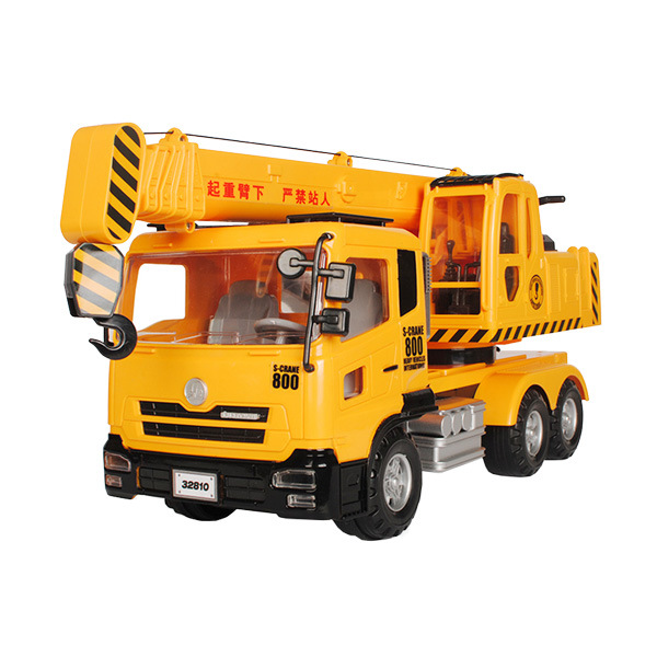 Lili Children's crane, toy engineering vehicle, large little boy simulation model crane, inertial toy car, beach Item Picture