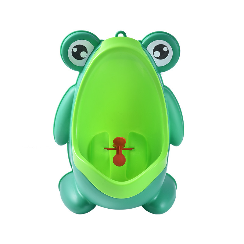 青蛙儿童小便/儿童座便器/儿童小便器白底实物图
