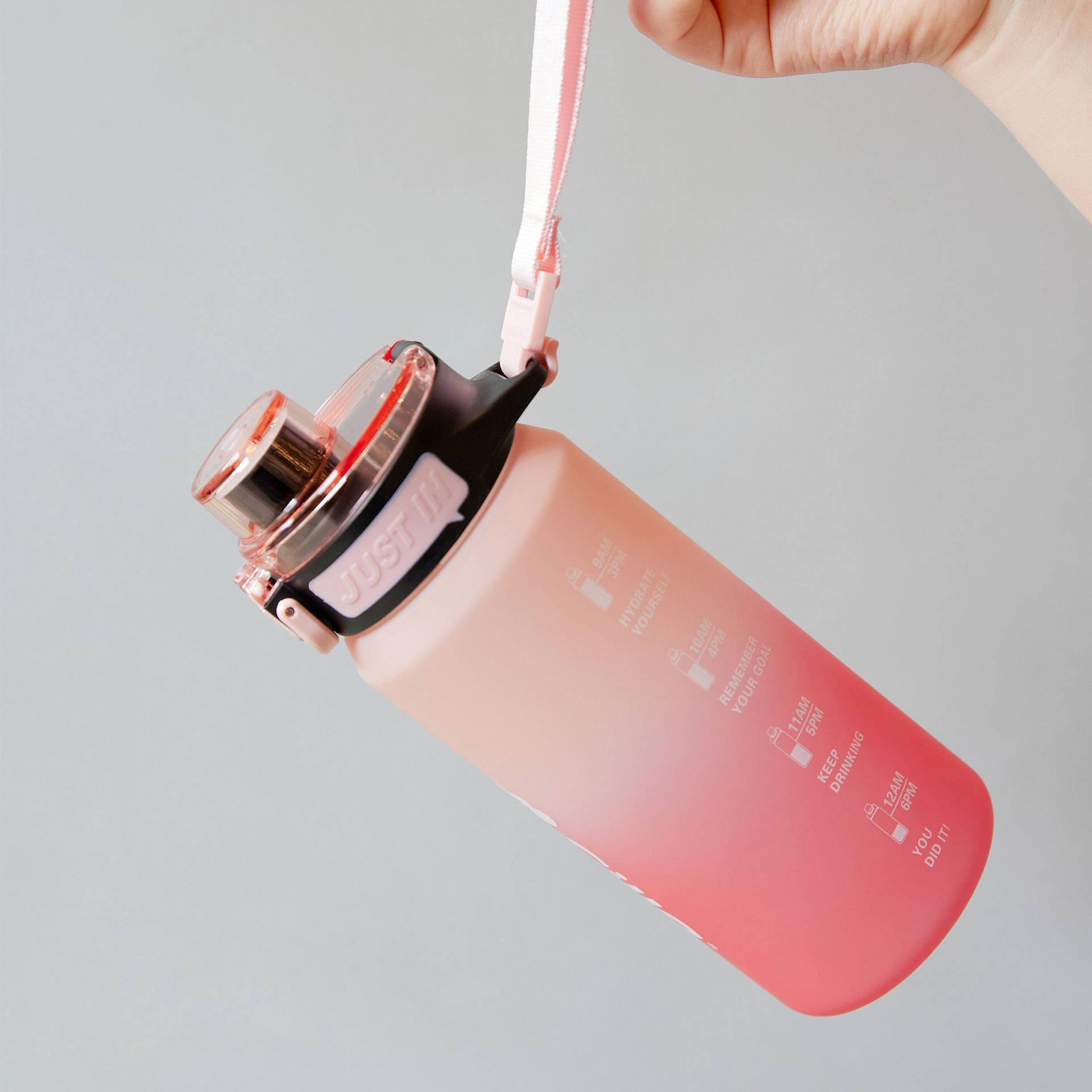 Xille Large Capacity Tritan Water Cup Women's High Appearance Level Sippy Cup School Portable Plastic Male Sports Net Red Kettle Specification drawing