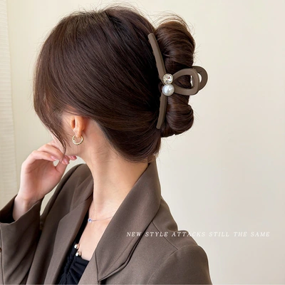 Net Red Hair Clip Headdress Hair Clip Feeling Women's Large Clip Back Head Hair Card 2023 New Shark Clip