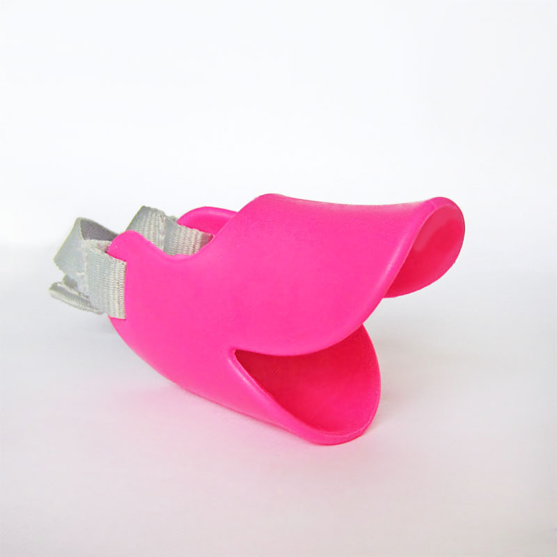 Pet muzzle wholesale bite prevention called tpr dog mask soft and comfortable pet supplies Specification drawing