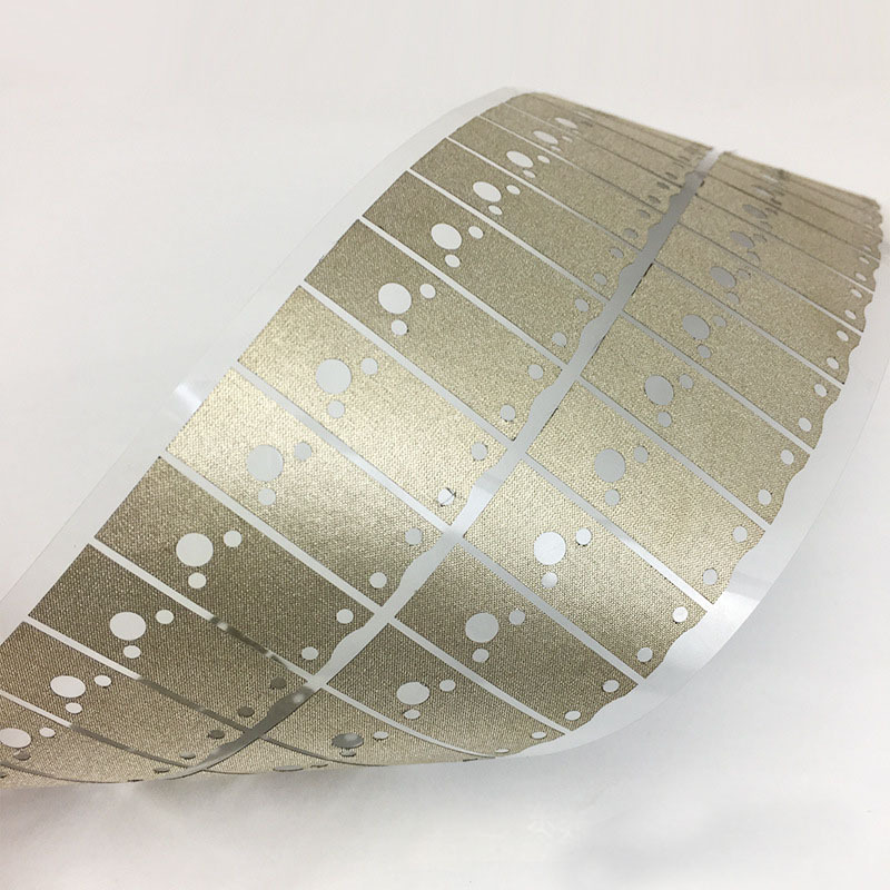 Customized self-adhesive conductive fabric tape forming processing, electromagnetic shielding tape, EMI shielding conductive fabric die-cutting Specification drawing