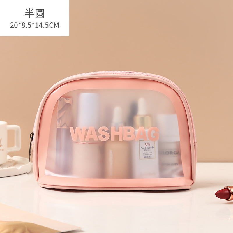 Transparent cosmetic bag, semi-transparent pvc toiletry bag Application Scenario